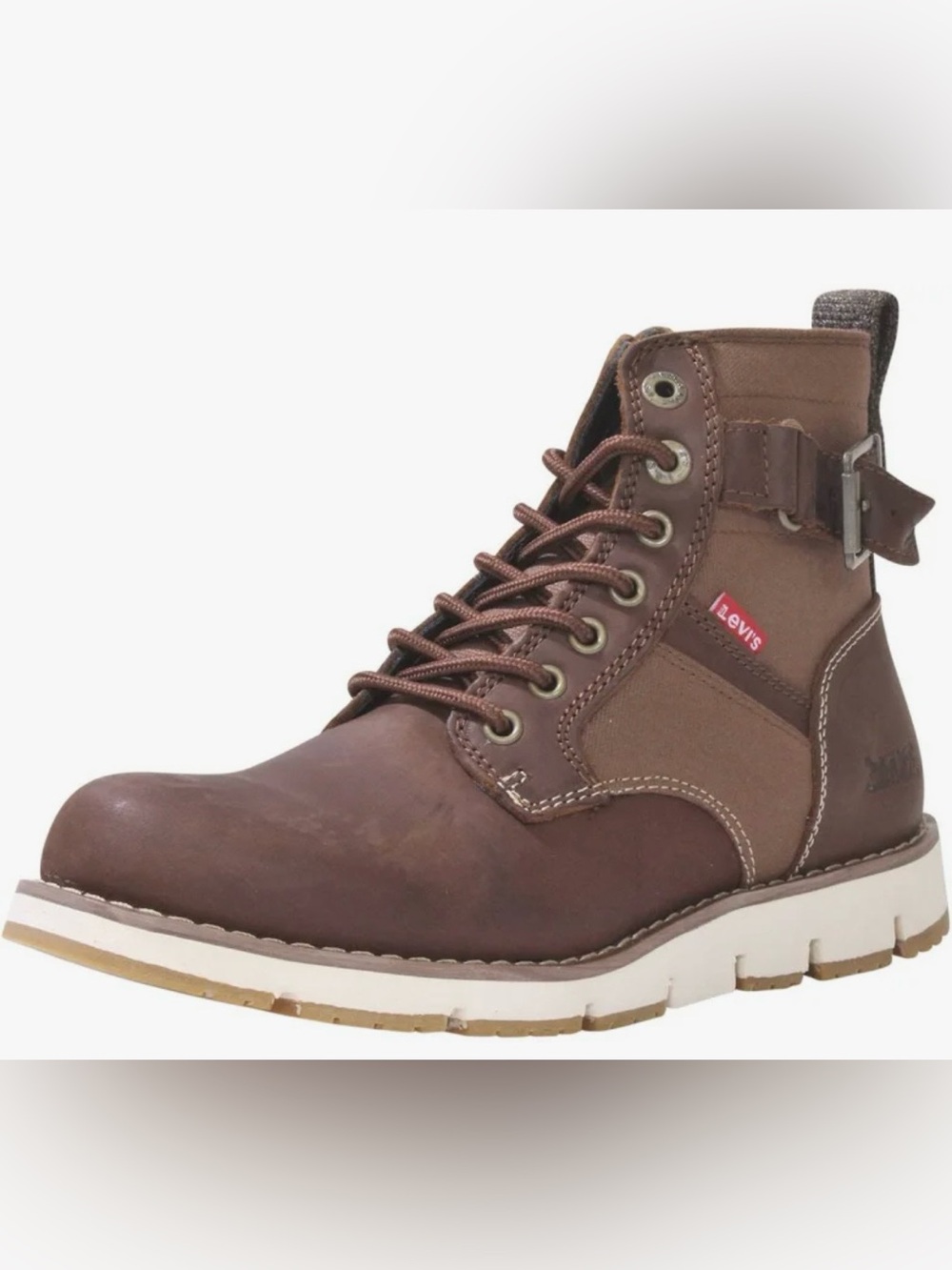 Levi's Men's Brown Leather Cobalt 2.0 Lace-Up Work/Winter Boot-NWT Size 12